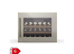 4060656531569 - Vinsider Victoria 28 Weinkühlschrank 28 Flaschen Touch UV-Schutz LED leise 2 Regale Creme 38 Flaschen 1 Kühlzone