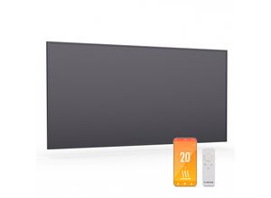 4060656532290 - Wonderwall Smart Infrarotheizung 60x120cm App 770W Wochentimer IP24 Dunkelgrau 770 Watt