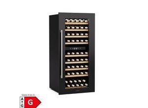 4060656532412 - Weinkühlschrank Vinsider Duo 79 Flaschen 2 Kühlzonen UV-Schutz 9 Regale Touch Schwarz 79 Liter 2 Kühlzonen