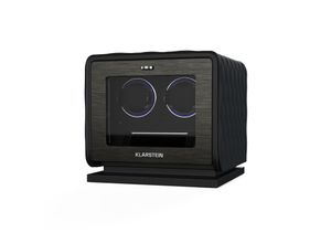 4060656532511 - LuminousTime Uhrenbeweger 2 Uhren viele Einstellungen LED 10dB Schwarz