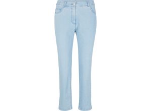 4060697949309 - adagio Ankle-Jeans Felix bleached Tapered Fit für Damen blau 42