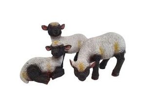 4060898105344 - Dekofigur Schafe 3-er Set 27 x 10 x 32 cm