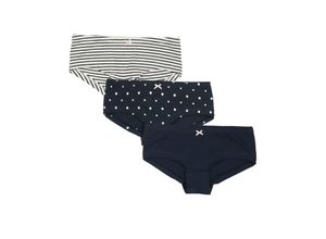 4060972369822 - - Slip CUTBRIEF STRIPES & DOTS 3er Pack in blau weiß Gr176