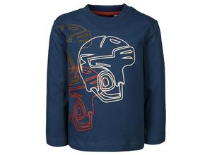 4060972546025 - - Langarmshirt ICE HOCKEY in true navy Gr92