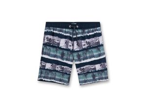 4060972642666 - Badeshorts Jungen blau gemustert