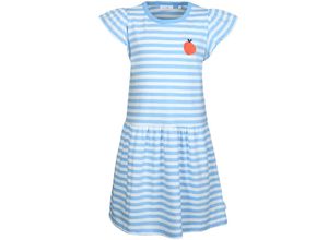 4060972968506 - - Kurzarmkleid APPLE STRIPED in blue fog Gr98