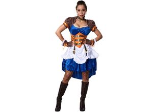 4061173016713 - tectake® Frauenkostüm Steampunk Abenteurerin