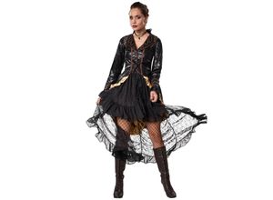 4061173016911 - tectake® Frauenkostüm Steampunk Rebellin