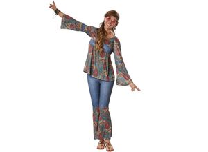 4061173023490 - tectake® Frauenkostüm Hippie Girl Harmony