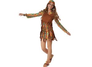 4061173023650 - tectake® Frauenkostüm Rebellische Hippie Squaw