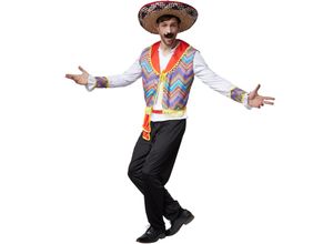 4061173024657 - tectake® Herrenkostüm Juan der rassige Mexikaner