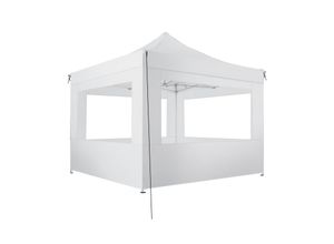 4061173031532 - tectake® Pavillon 3 x 3 m mit Aluminiumgestell faltbar und höhenverstellbar inklusive Spannseilen Heringen und Tragetasche