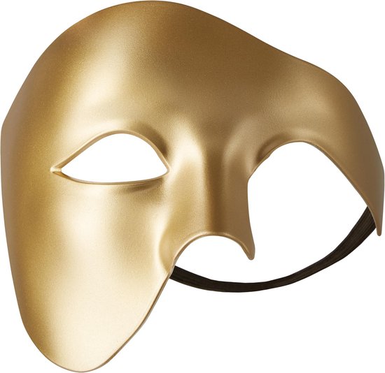 4061173051066 - dressforfun - Venezianische Maske Phantom Gold - Faschingskostüm Halloween Kostüm Karnevalskostüm Faschingspartykleidung Partykleidung - 303538