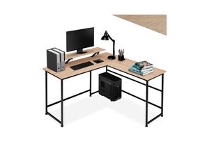 4061173205360 - tectake® Schreibtisch Industrial Style mit verschiebbarem Monitoraufsatz 140 x 130 x 765 cm 4061173205360 - tectake® Schreibtisch Industrial Style mit verschiebbarem Monitoraufsatz 140 x 130 x 765 cm