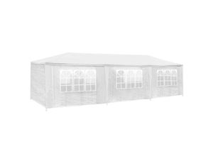 4061173244338 - tectake® Pavillon 9 x 3 m mit UV-Schutz inklusive Spannseile und Heringe