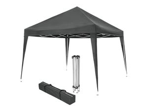 4061173244994 - tectake® Pavillon 3 x 3 m höhenverstellbare Füße inklusive Spannseile Heringe und Tragetasche