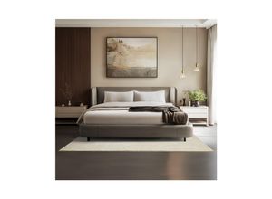 4061173261724 - tectake® Kurzflorteppich verschiedene Größen und Farben allergikerfreundlich rutschfeste Unterseite