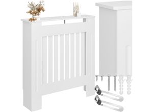4061173267054 - tectake® Heizkörperverkleidung - Heizkörperverkleidung - Heizkörperpaneel - Heizkörperverkleidung - Heizkörperverkleidung - Lattenrost mit Ablagefläche - Div Maße - 78x19x82cm - weiß 4061173267054 - tectake® Heizkörperverkleidung - Heizkörperverkleidung - Heizkörperpaneel - Heizkörperverkleidung - Heizkörperverkleidung - Lattenrost mit Ablagefläche - Div Maße - 78x19x82cm - weiß