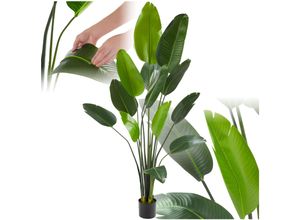 4061173268648 - tectake® Künstlicher Paradiesvogelbaum verschiedene Größen mit großen umweltfreundlichen PEVA-Blättern stabiler Kunststoff-Blumentopf 4061173268648 - tectake® Künstlicher Paradiesvogelbaum verschiedene Größen mit großen umweltfreundlichen PEVA-Blättern stabiler Kunststoff-Blumentopf