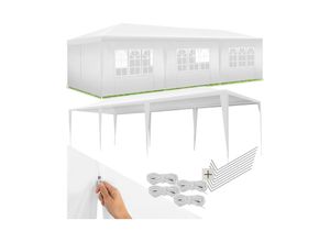 4061173273666 - tectake® Pavillon 9 x 3 m im Stecksystem mit UV-Schutz wasserdicht