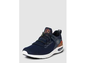 4061184310350 - bugatti Sneaker Numbis Schnellschnürsystem Textil für Herren blau 43