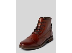 4061184792262 - Lederboots mit Label-Schriftzug Modell Marcello