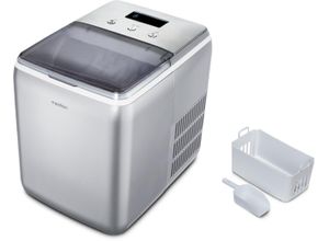 4061275225365 - MEDION Eiswürfelmaschine MD 11950 Eiswürfelbereiter 2 Eiswürfelgrößen 26 L Wassertank Selbstreinigungsfunktion silberfarben (silber) Baraccessoires Weinaccessoires