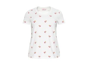 4061303018235 - Große Größen T-Shirt mit floralem Alloverdruck offwhite Gr52 54