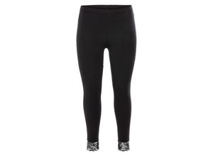 4061303025509 - Große Größen 7 8-Leggings mit Spitze schwarz Gr44