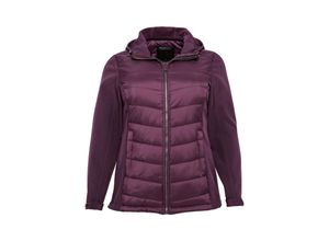 4061303044906 - Große Größen Softshelljacke pflaume Gr44