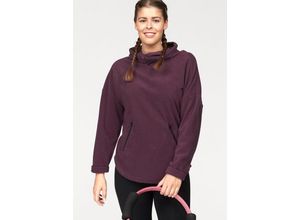 4061303087521 - Große Größen KangaROOS Fleecepullover aubergine Gr44 46