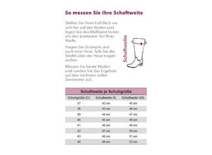 4061303265943 - Große Größen Weitschaftstiefel mit dekorativem Lederband schwarz Gr43