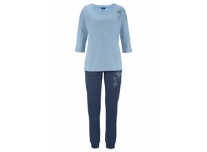 4061303279841 - Große Größen Pyjama hellblau Gr52 54