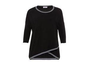 4061303458635 - Große Größen Pullover in Oversized-Form schwarz Gr44 46