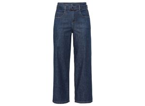 4061303826076 - Große Größen Weite Stretch-Jeans mit High-Waist-Bund blue Denim Gr54