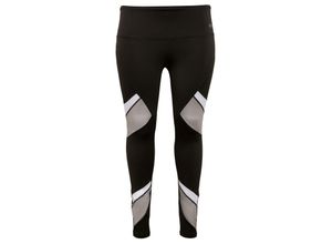 4061303834026 - Große Größen Funktionsleggings mit Colourblocking schwarz Gr46