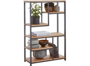 4061341322691 - Raumteiler NIEHOFF SITZMÖBEL braun (sw eiche) B85cm H133cm T36cm Massivholz Regale Regalsystem auch als Raumteiler nutzbar Balkeneeiche natur massiv