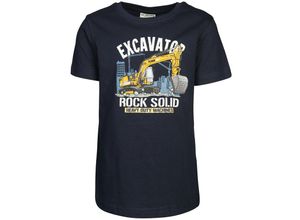 4061386209179 - Salt & Pepper - T-Shirt EXCAVATOR in navy Gr92 98