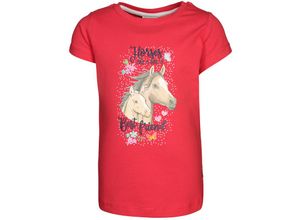 4061386209384 - Salt & Pepper - T-Shirt HORSES BEST FRIEND in lollipop red Gr104 110