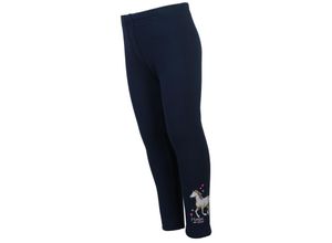 4061386248864 - SALT AND PEPPER - Thermo-Leggings HORSE LOVE in navy Gr134