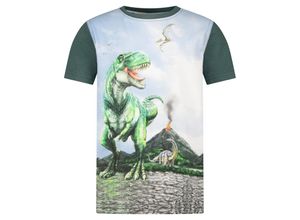 4061386295578 - SALT AND PEPPER - T-Shirt WILD T-REX in pine green Gr146 152 4061386295578 - SALT AND PEPPER - T-Shirt WILD T-REX in pine green Gr146 152