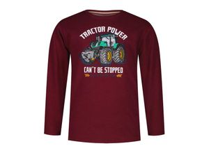 4061386314408 - Salt & Pepper - Langarmshirt FULL SPEED - TRACTOR POWER in deep red Gr104 110