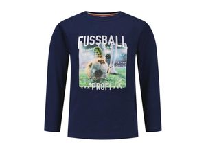 4061386314514 - Salt & Pepper - Langarmshirt FULL SPEED - FUSSBALL PROFI in true navy Gr92 98