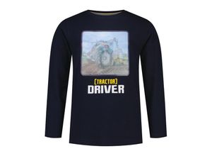 4061386315238 - Salt & Pepper - Langarmshirt NO LIMITS - TRACTOR DRIVER in navy Gr92 98