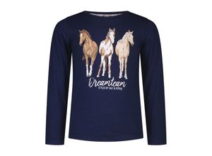 4061386316563 - Salt & Pepper - Langarmshirt HORSE WORLD - DREAMTEAM in true navy Gr116 122