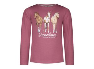 4061386316594 - Salt & Pepper - Langarmshirt HORSE WORLD - DREAMTEAM in mauve Gr92 98