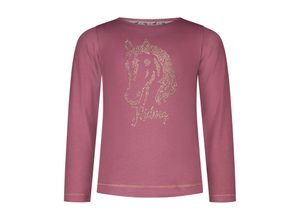 4061386317003 - Salt & Pepper - Langarmshirt HORSE WORLD - RIDING in mauve Gr104 110