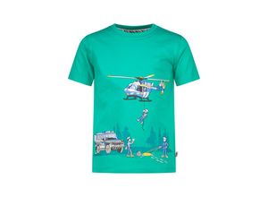 4061386333072 - Salt & Pepper - T-Shirt POLICE OPERATION in simply green Gr116 122