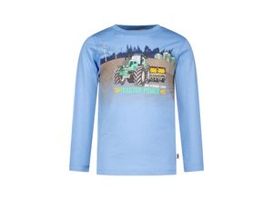 4061386336783 - SALT AND PEPPER - Langarmshirt TRACTOR POWER in clear blu Gr116 122