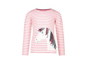 4061386337070 - Salt & Pepper - Langarmshirt HORSEHEAD in aurora pink Gr128 134
